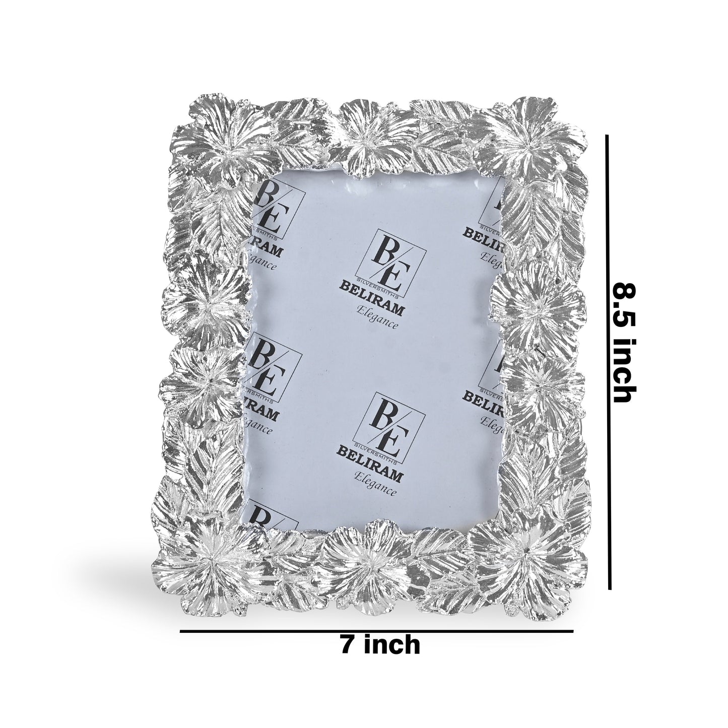 Hibiscus Silver Photo Frame