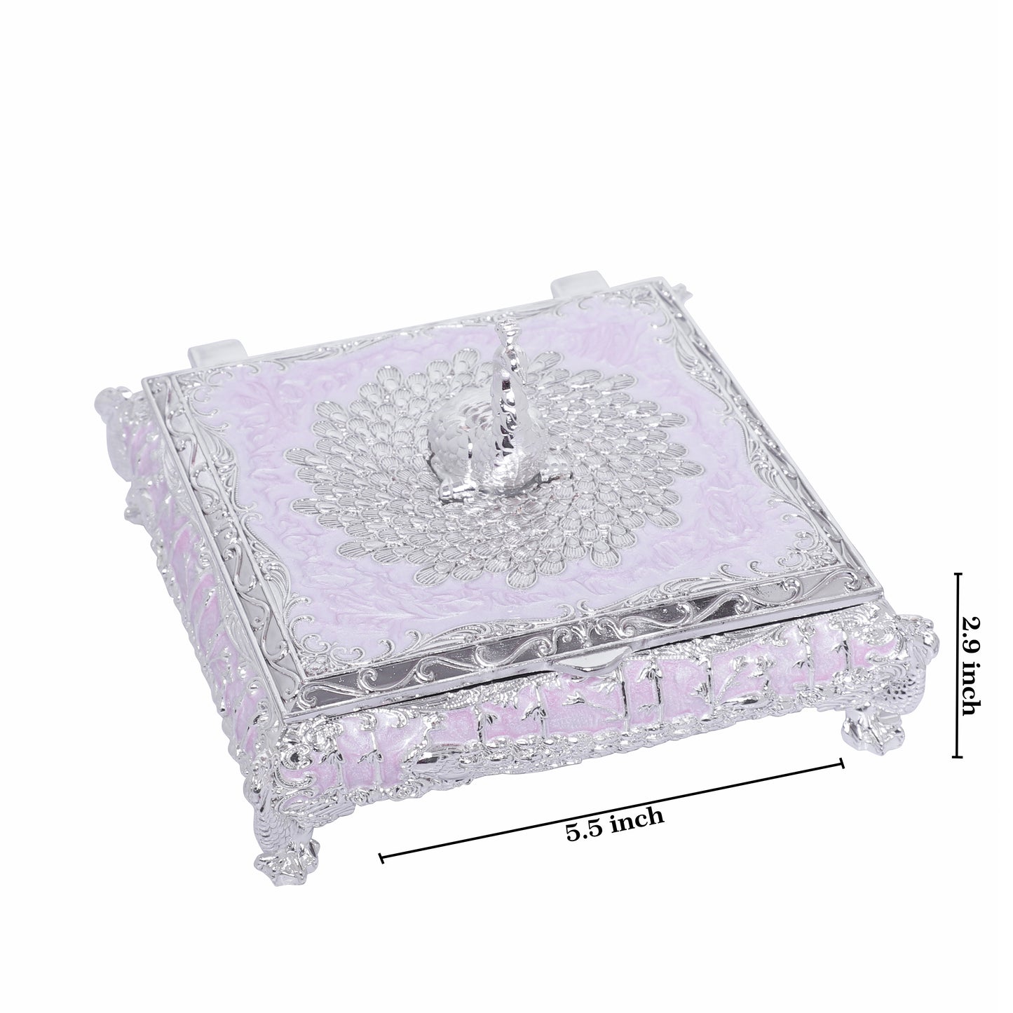 Peacock Box - Purple