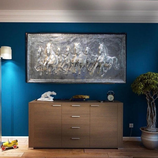 7 Horses - 3.5 x 2 feet