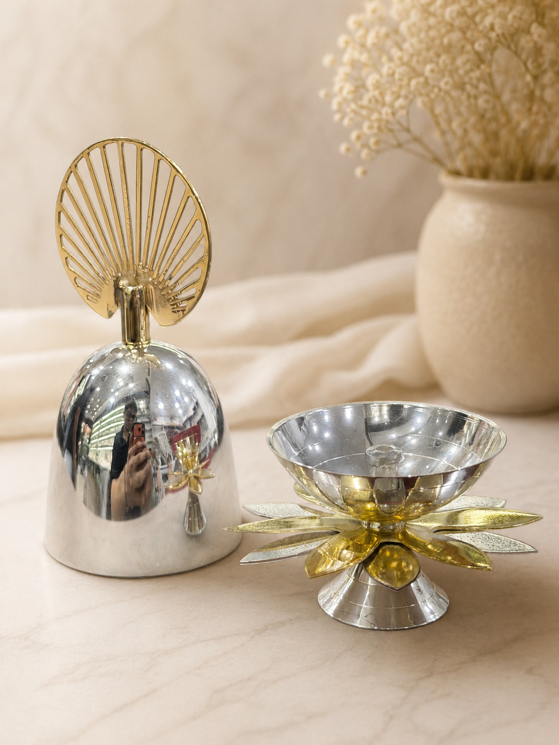 Bell and Diya