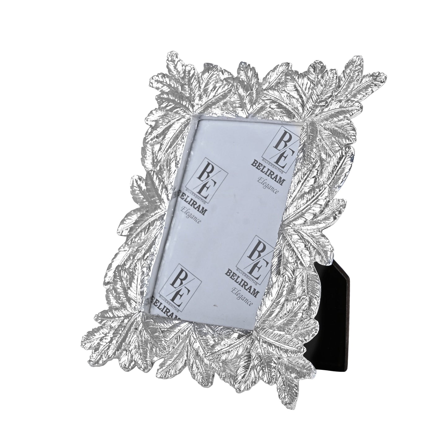 Silver Leaves Design Photo Frame