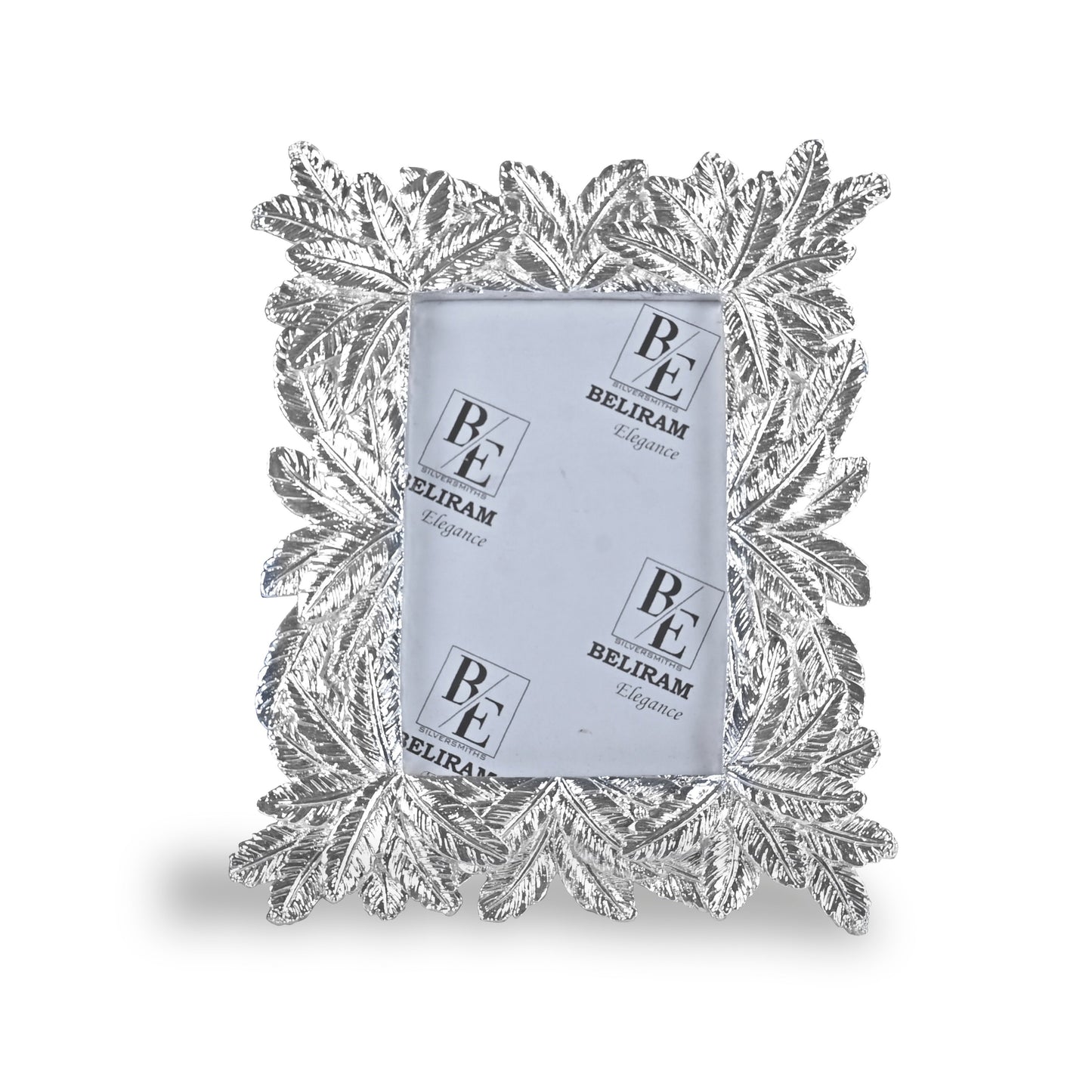 Silver Leaves Design Photo Frame