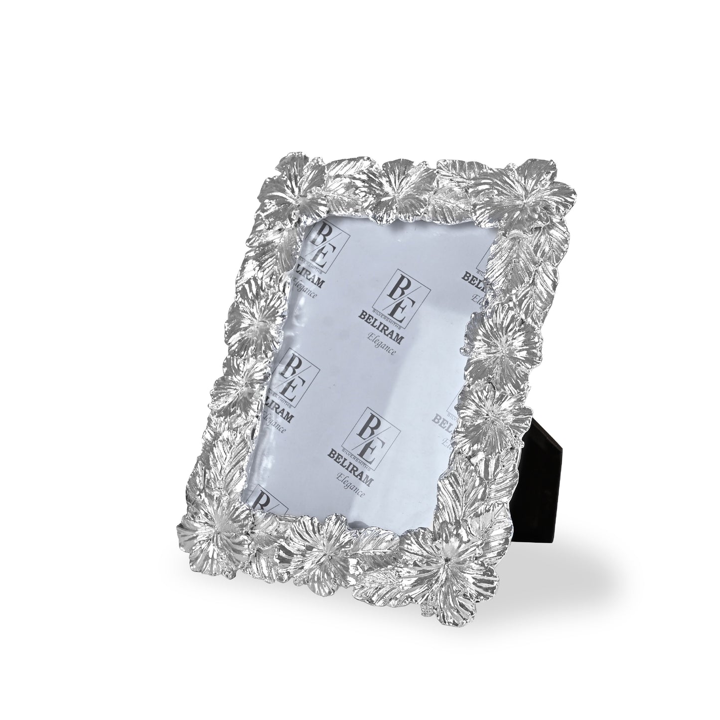 Hibiscus Silver Photo Frame