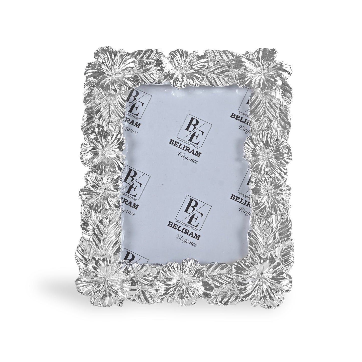Hibiscus Silver Photo Frame
