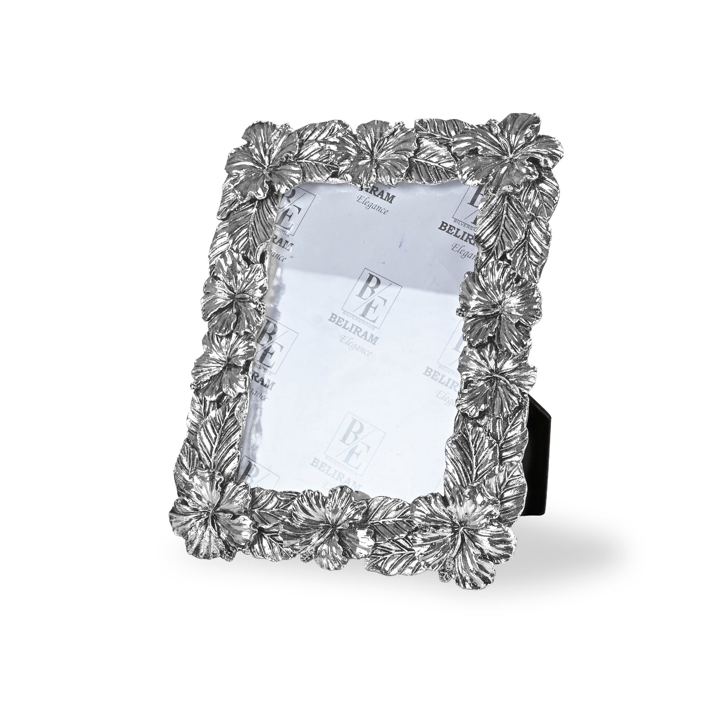 Hibiscus Silver Photo Frame