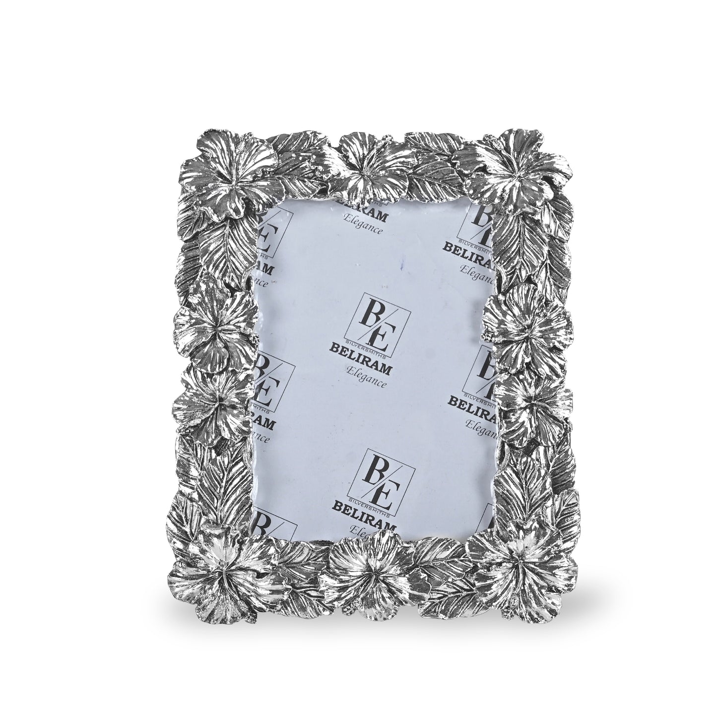 Hibiscus Silver Photo Frame