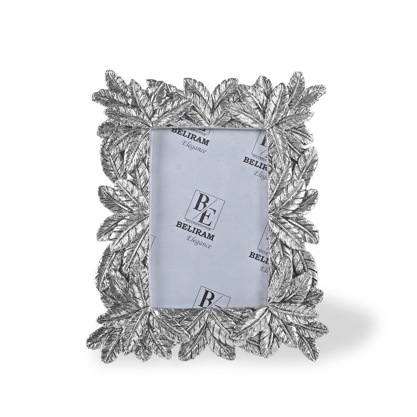 Silver Leaves Design Photo Frame