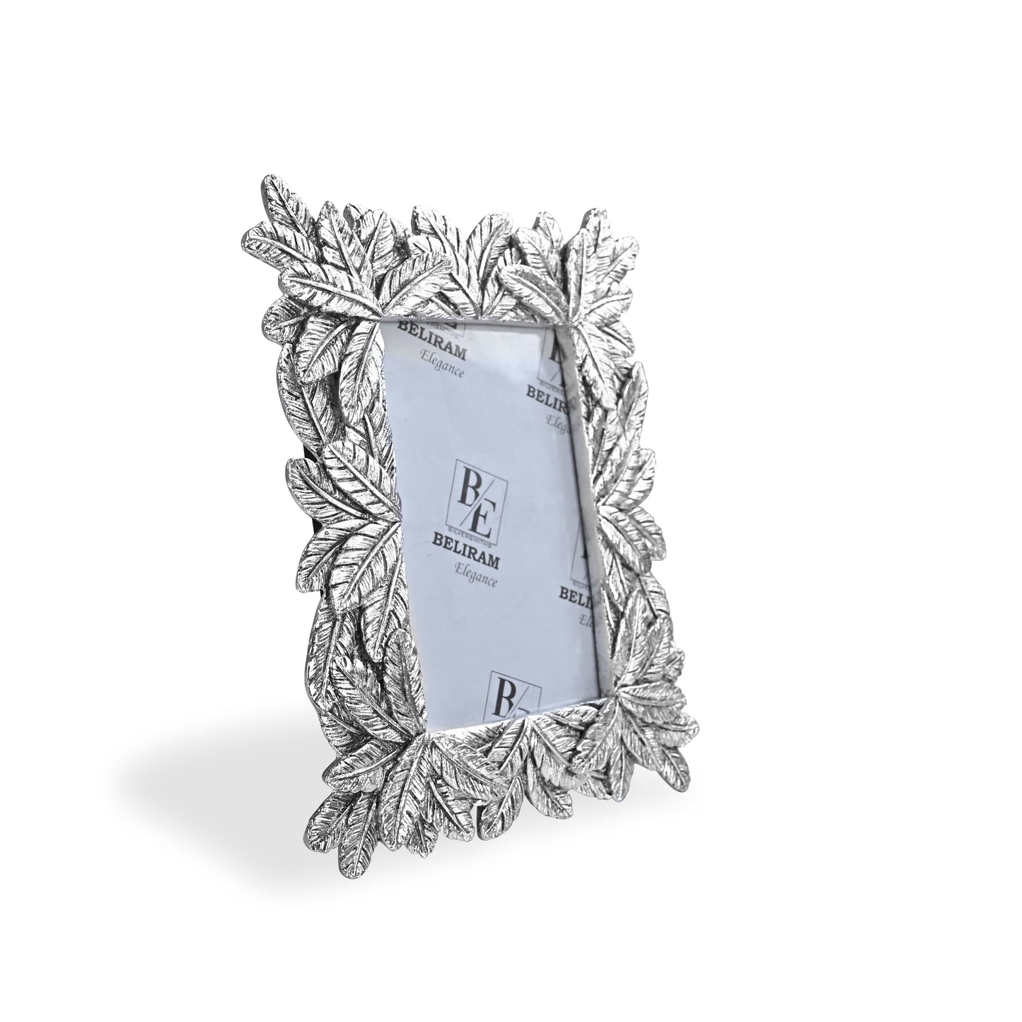 Silver Leaves Design Photo Frame