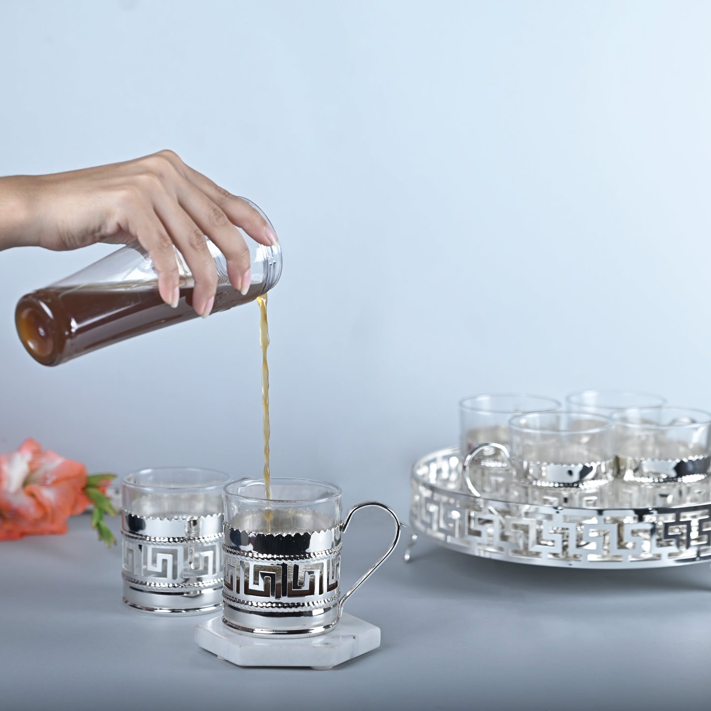 Cups With Silver Holder