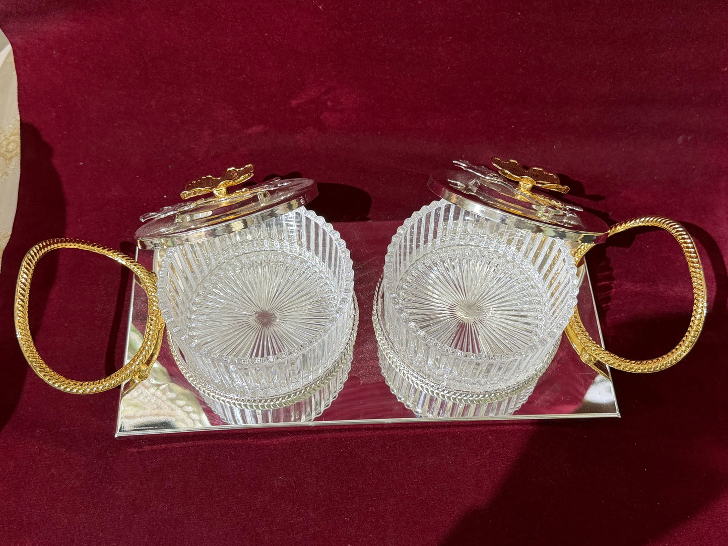 2 Boxes with Tray