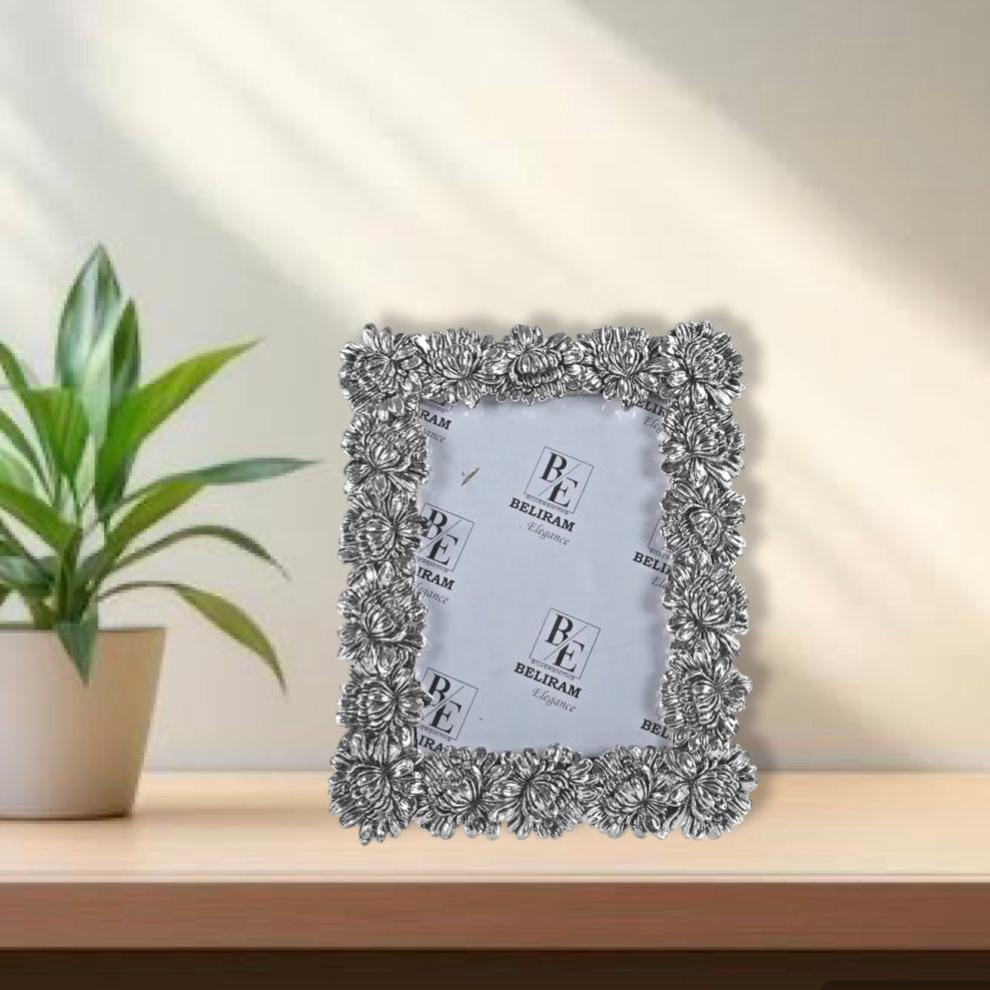 Silver Tropical Photo Frame