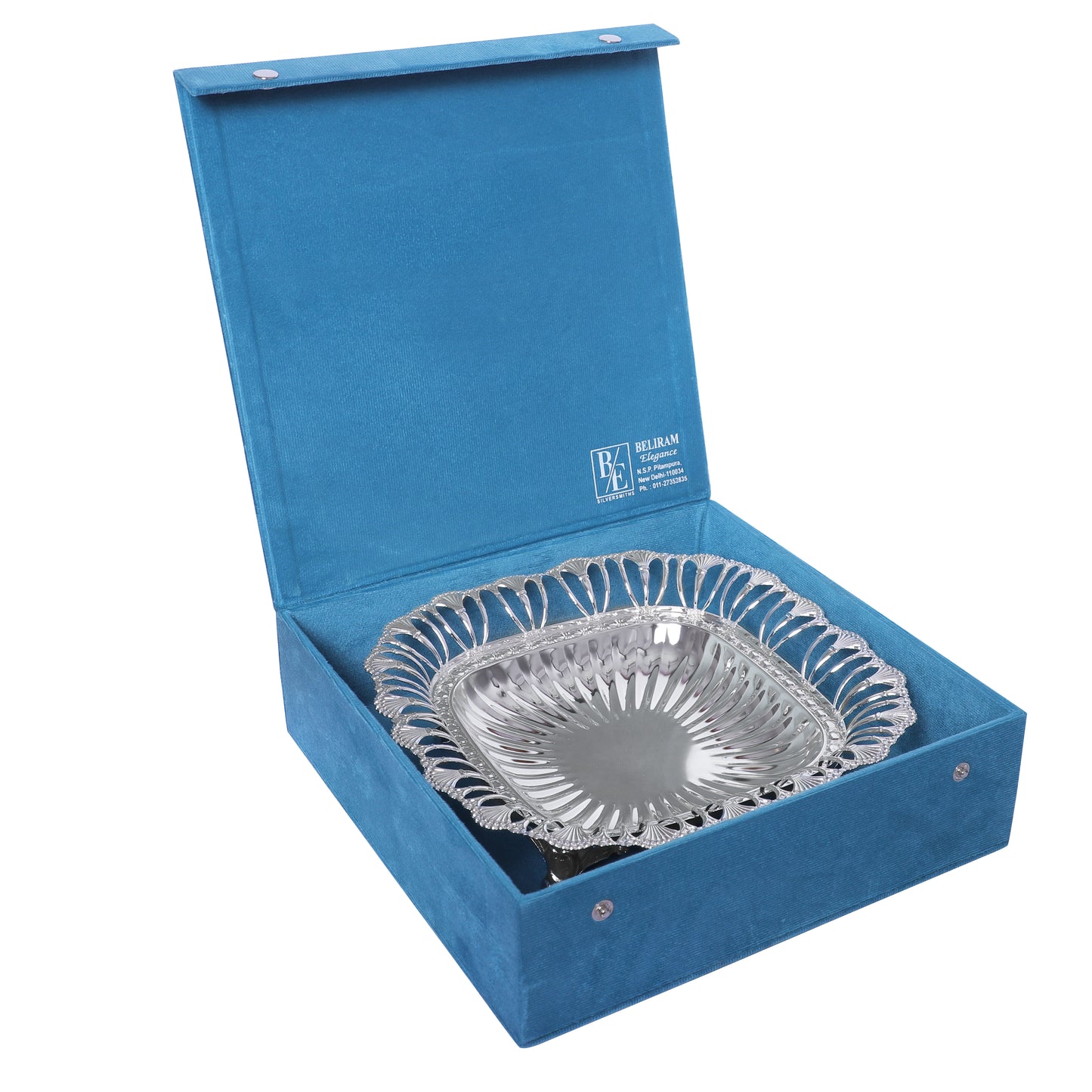 Silver Square Tray (10")