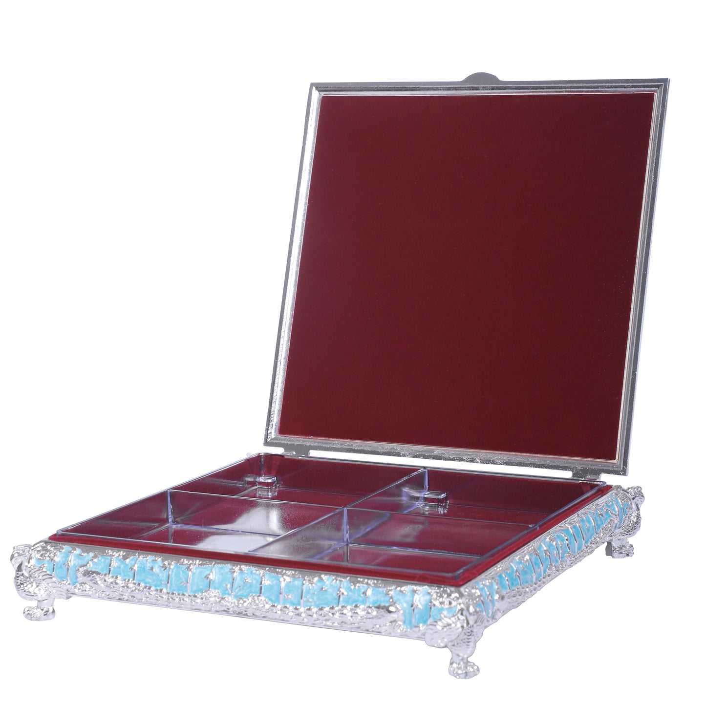 Peacock Box - Blue