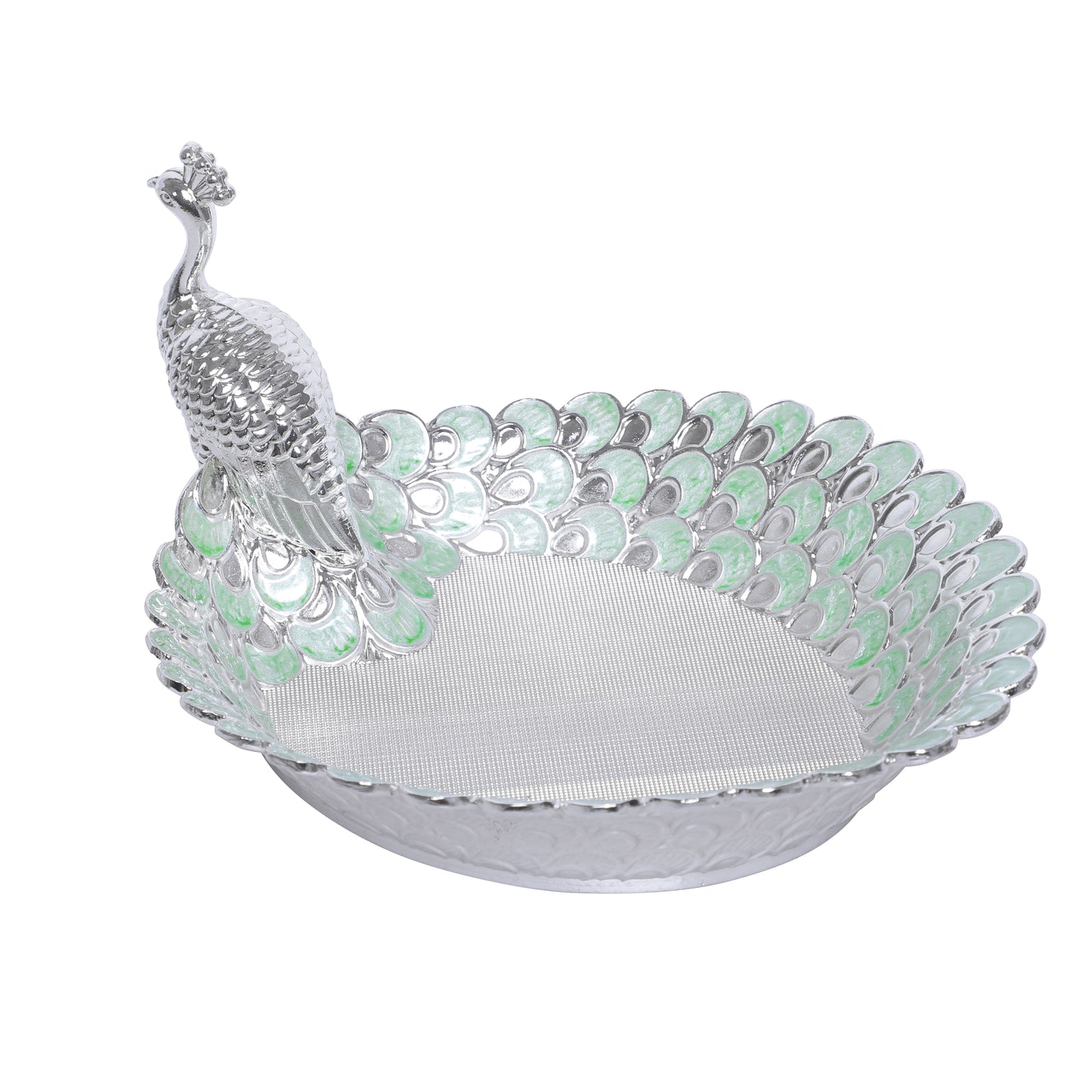Peacock Platter - Green