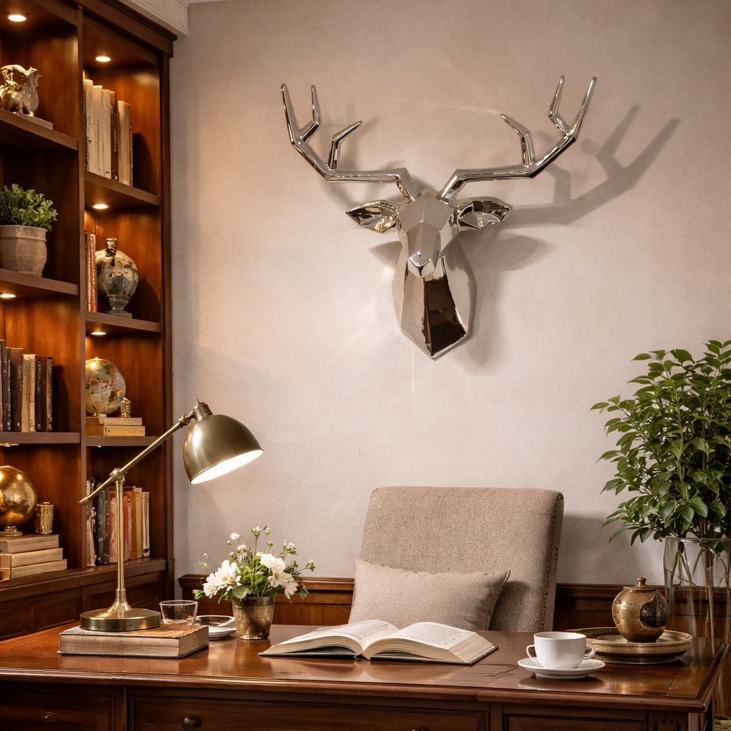 Deer Head Shine Wall Mount