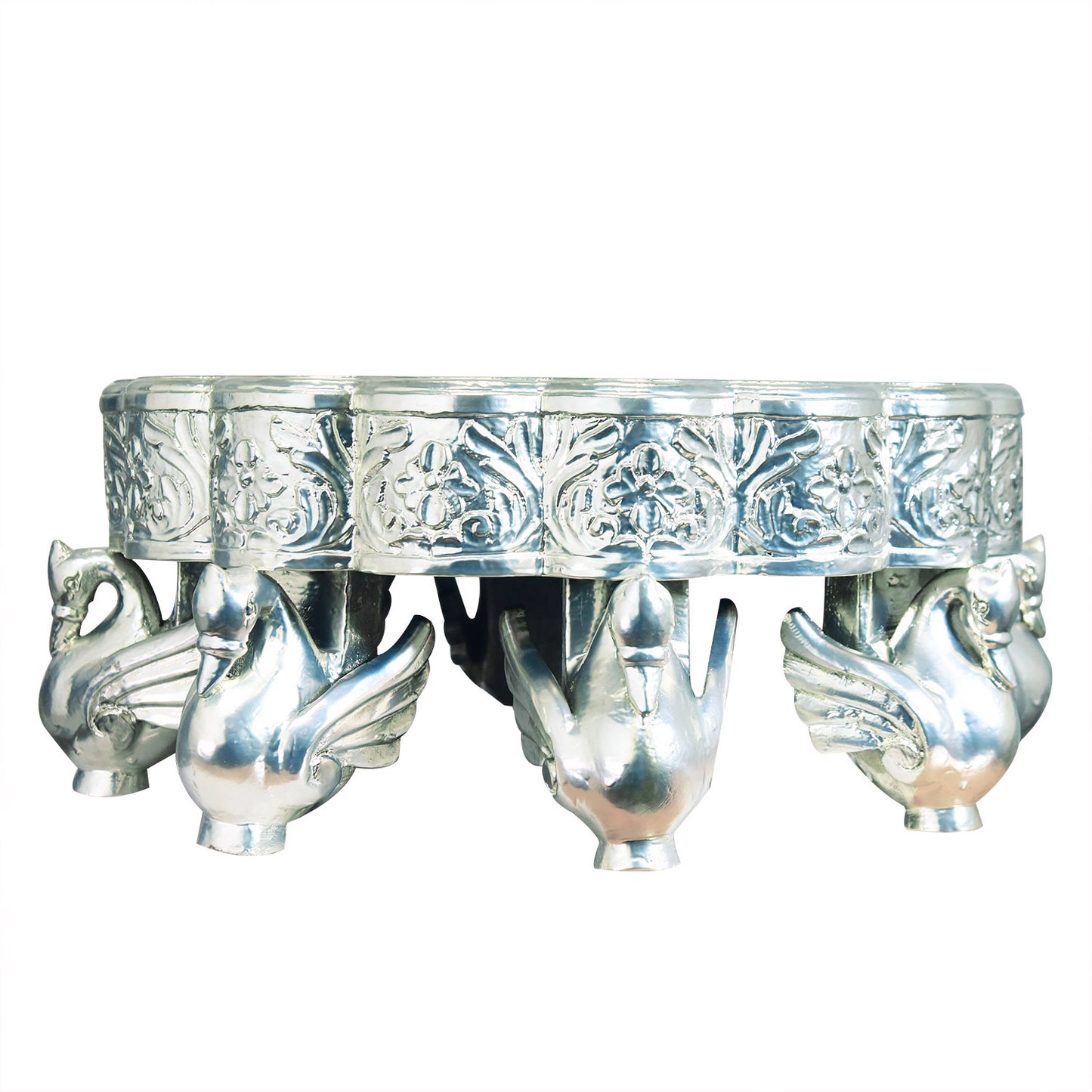 Chowki with swan legs