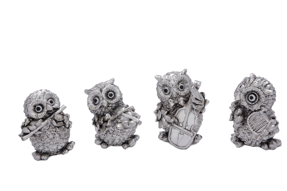 Musical Owl ( set of 4 )