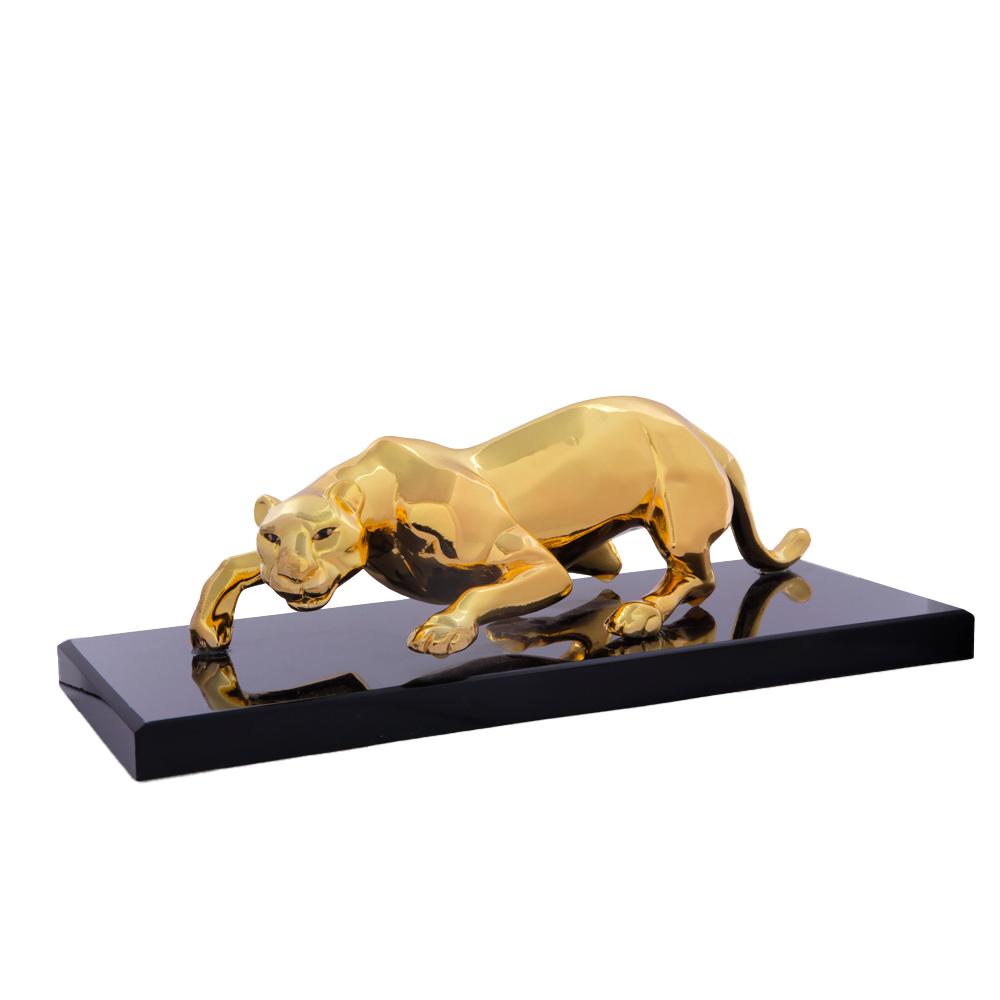 Panther Statue ( golden)