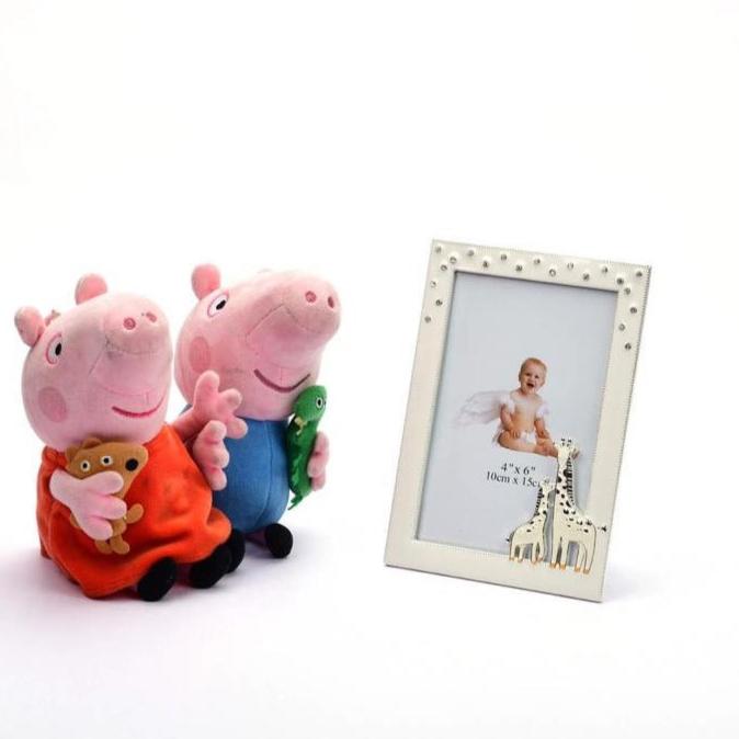 Giraffe enamel Photo frame