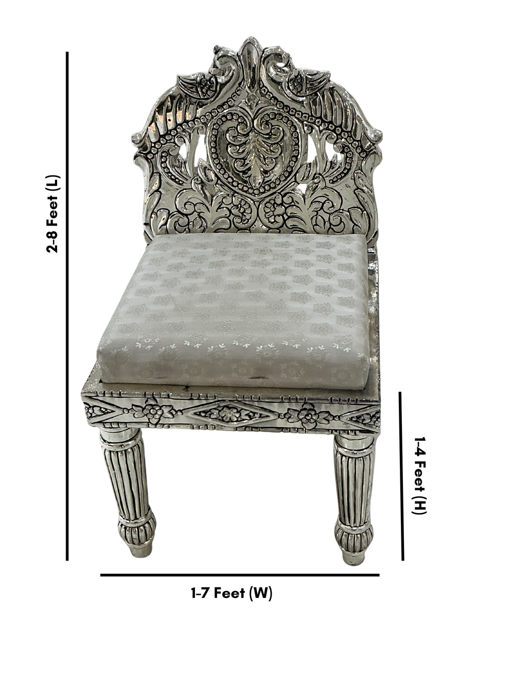 Royal Silver Pooja Chair