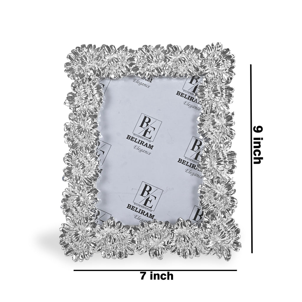 Silver Tropical Photo Frame