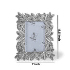 Silver Leaves Design Photo Frame