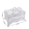 Crystal Nob Dry Fruit Box - White