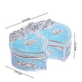 Jewellery Box Heart Shaped - Blue