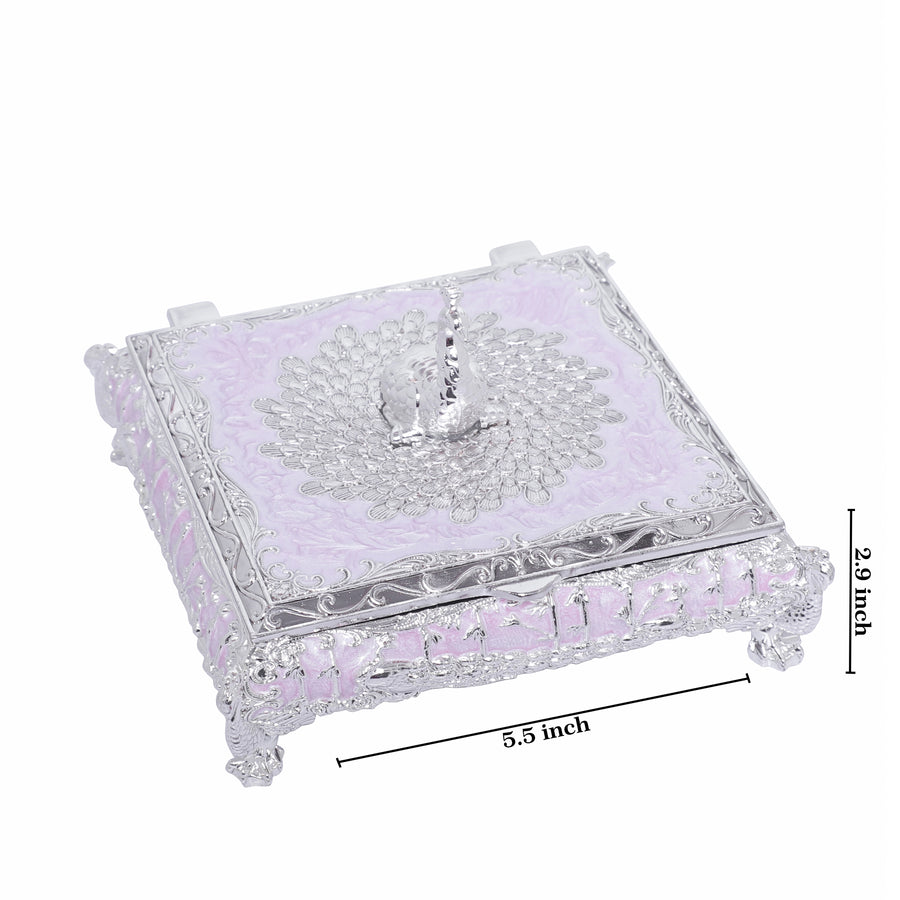 Peacock Box - Purple