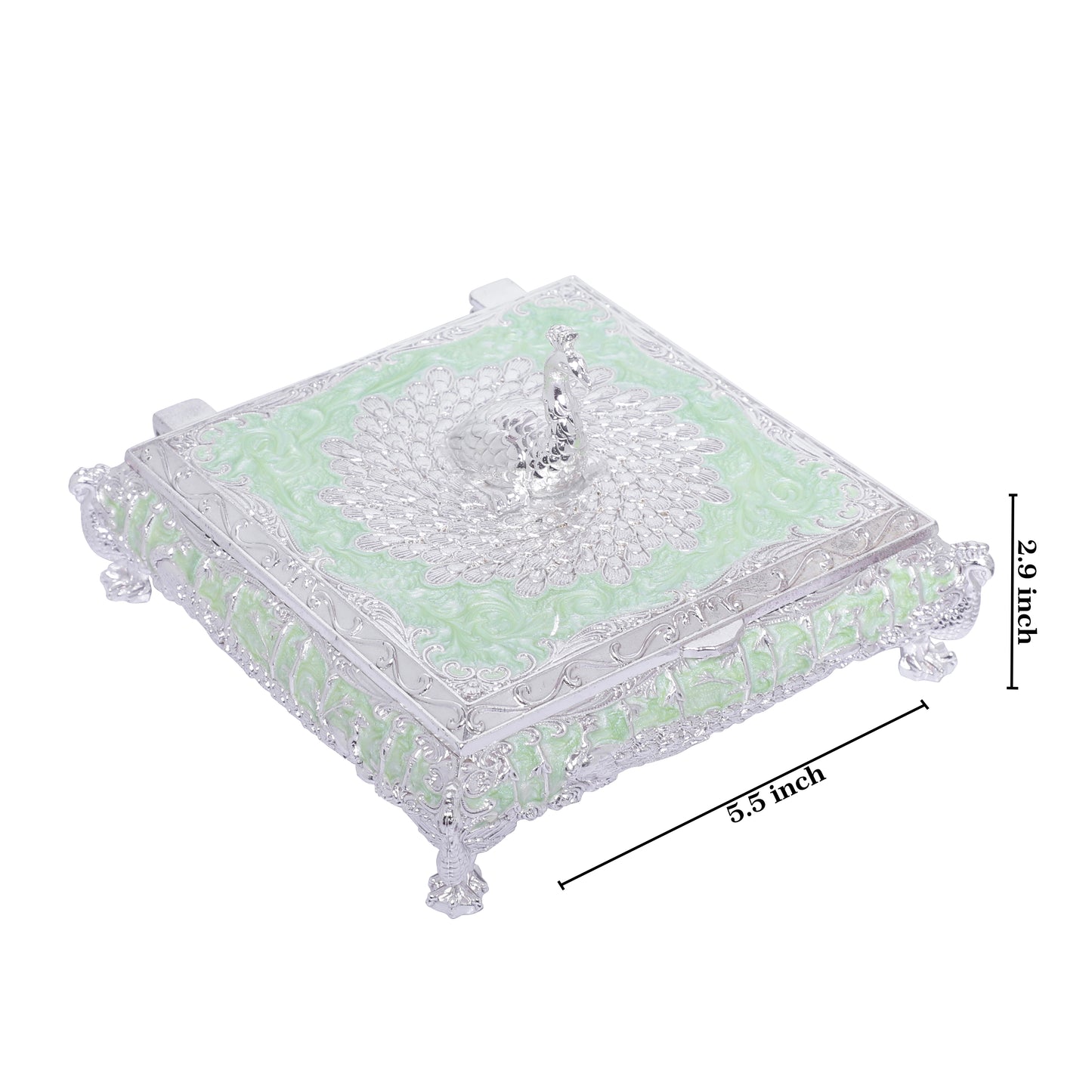 Peacock Box - Green
