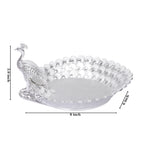 Peacock Platter - White