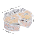 Jewellery Box Heart Shaped - Peach