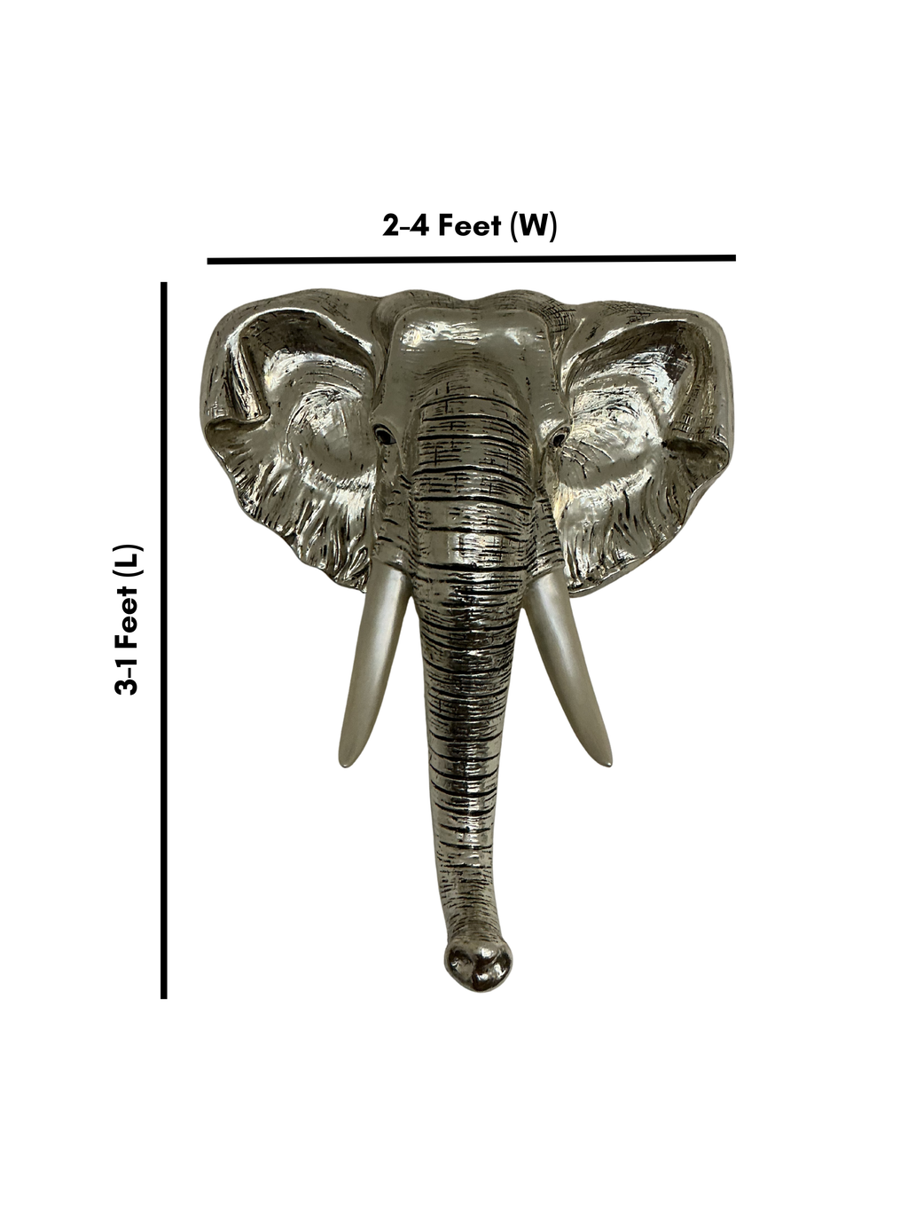 Elephant Head Wall Mount