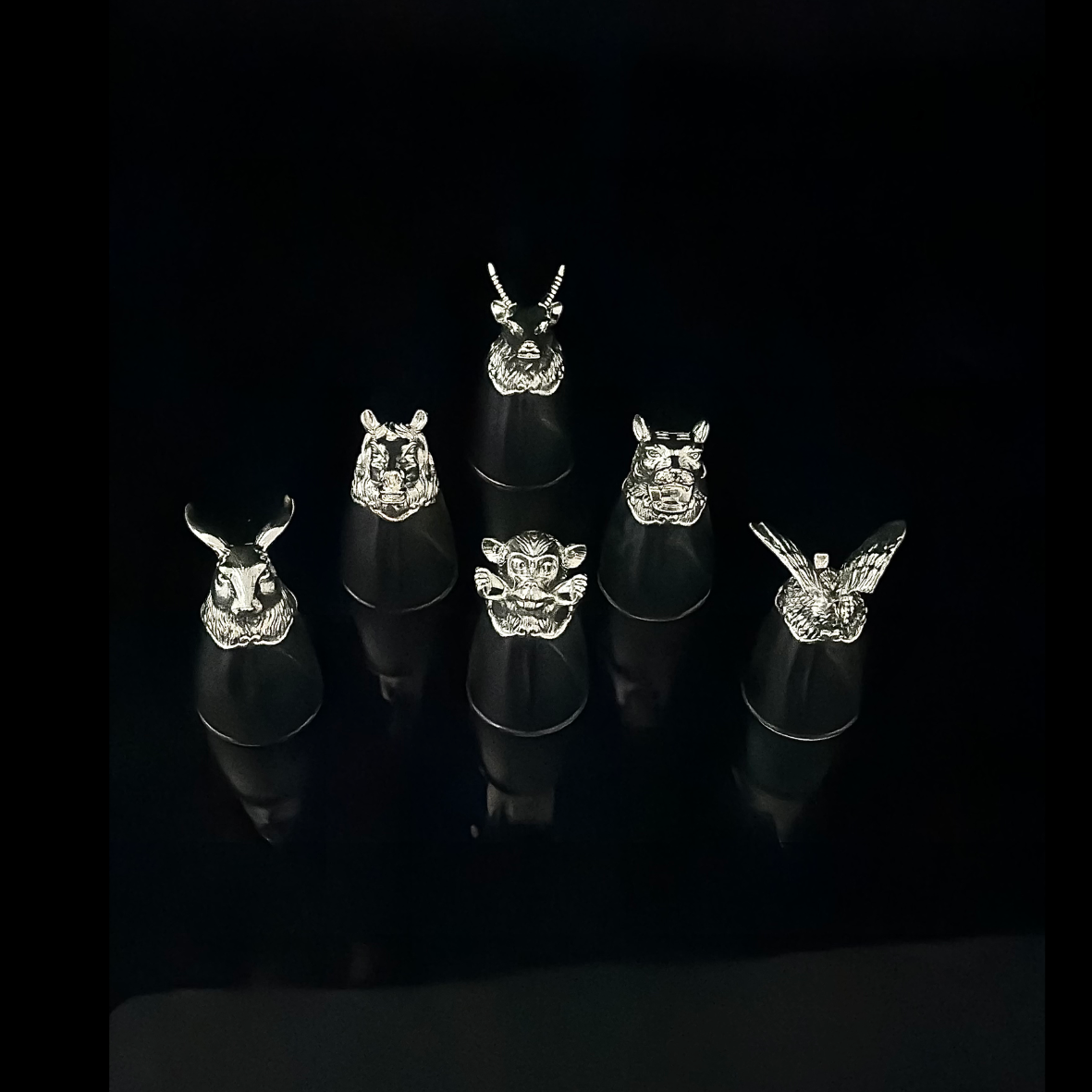 Silver Shot Glasses