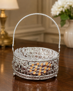 Peacock basket with Handle
