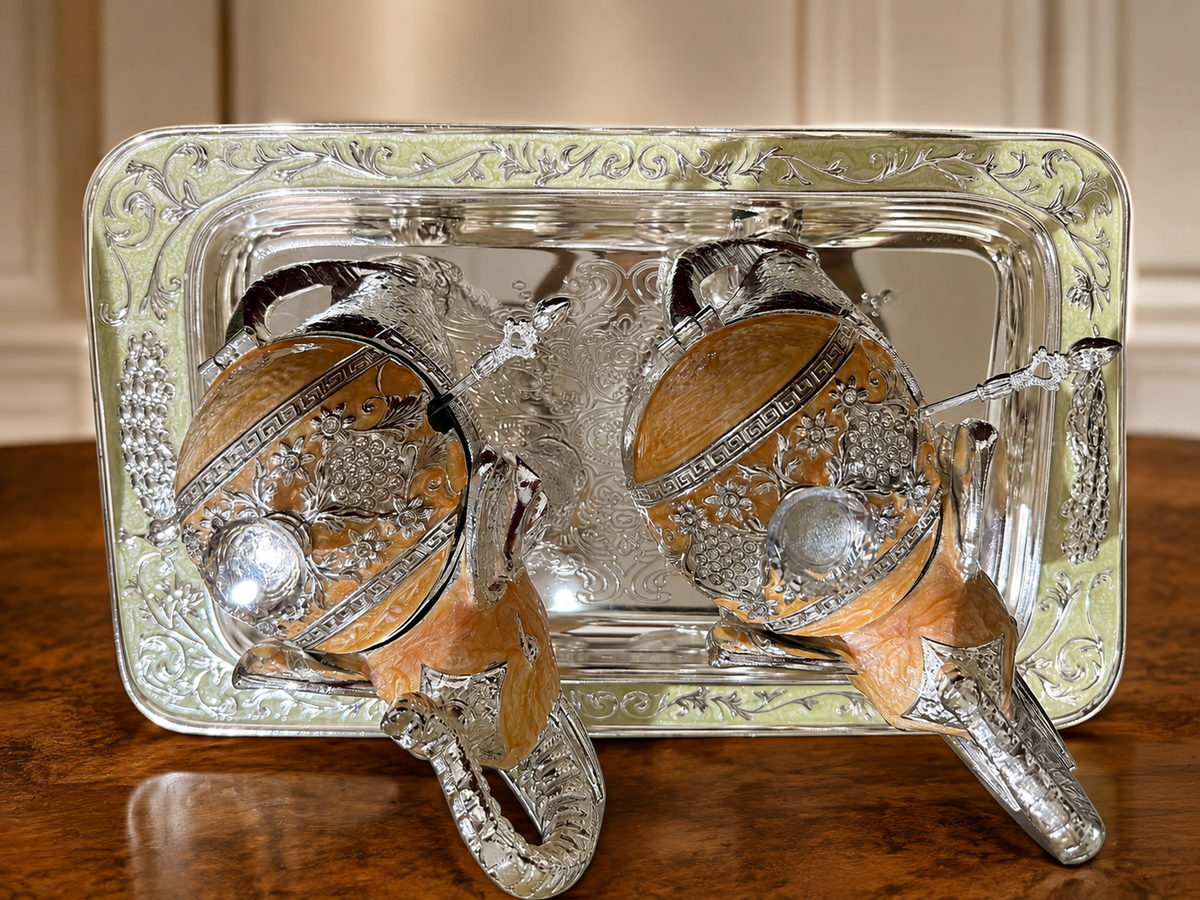 2 Elephant Boxes With Tray