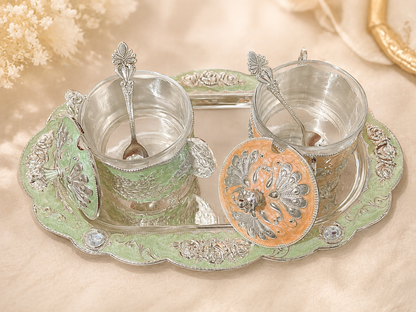2 Lid Boxes With Tray