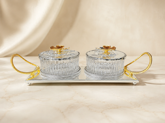 2 Boxes With Tray