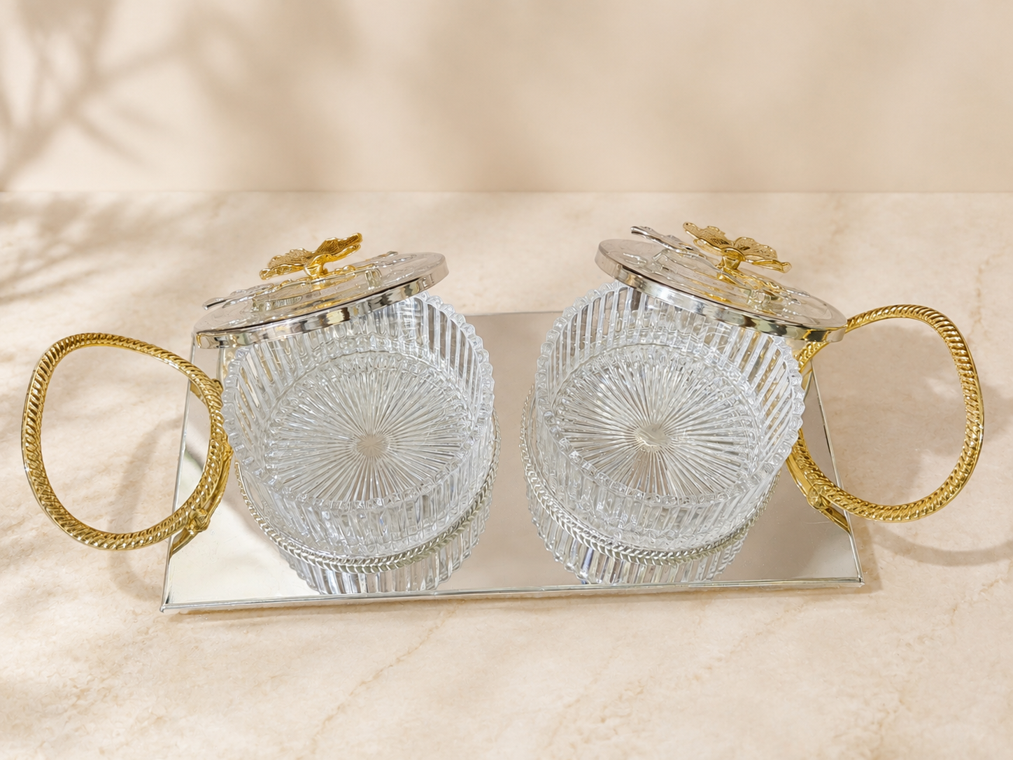 2 Boxes With Tray