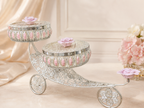 Floral Carriage Serving Box