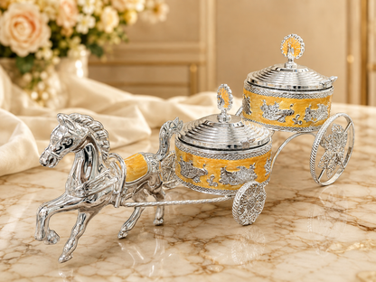 Horse Carriage Twin Serving Box
