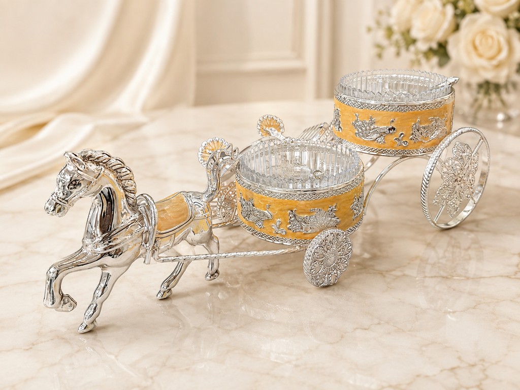 Horse Carriage Twin Serving Box
