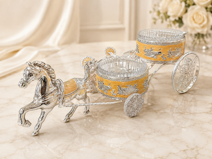Horse Carriage Twin Serving Box