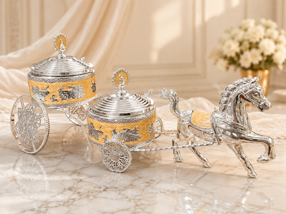 Horse Carriage Twin Serving Box