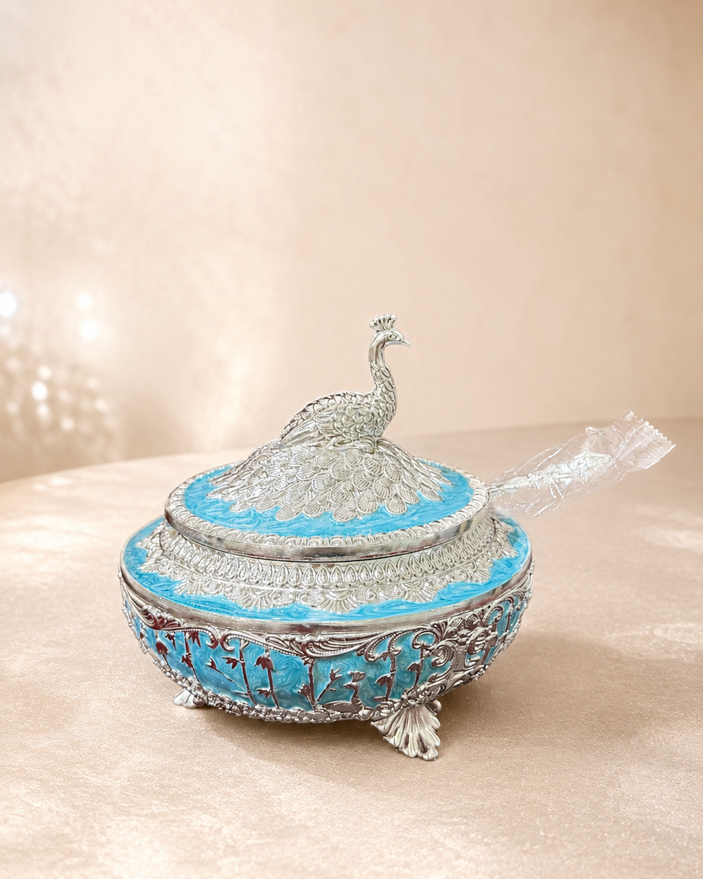 Single Peacock Candy Box