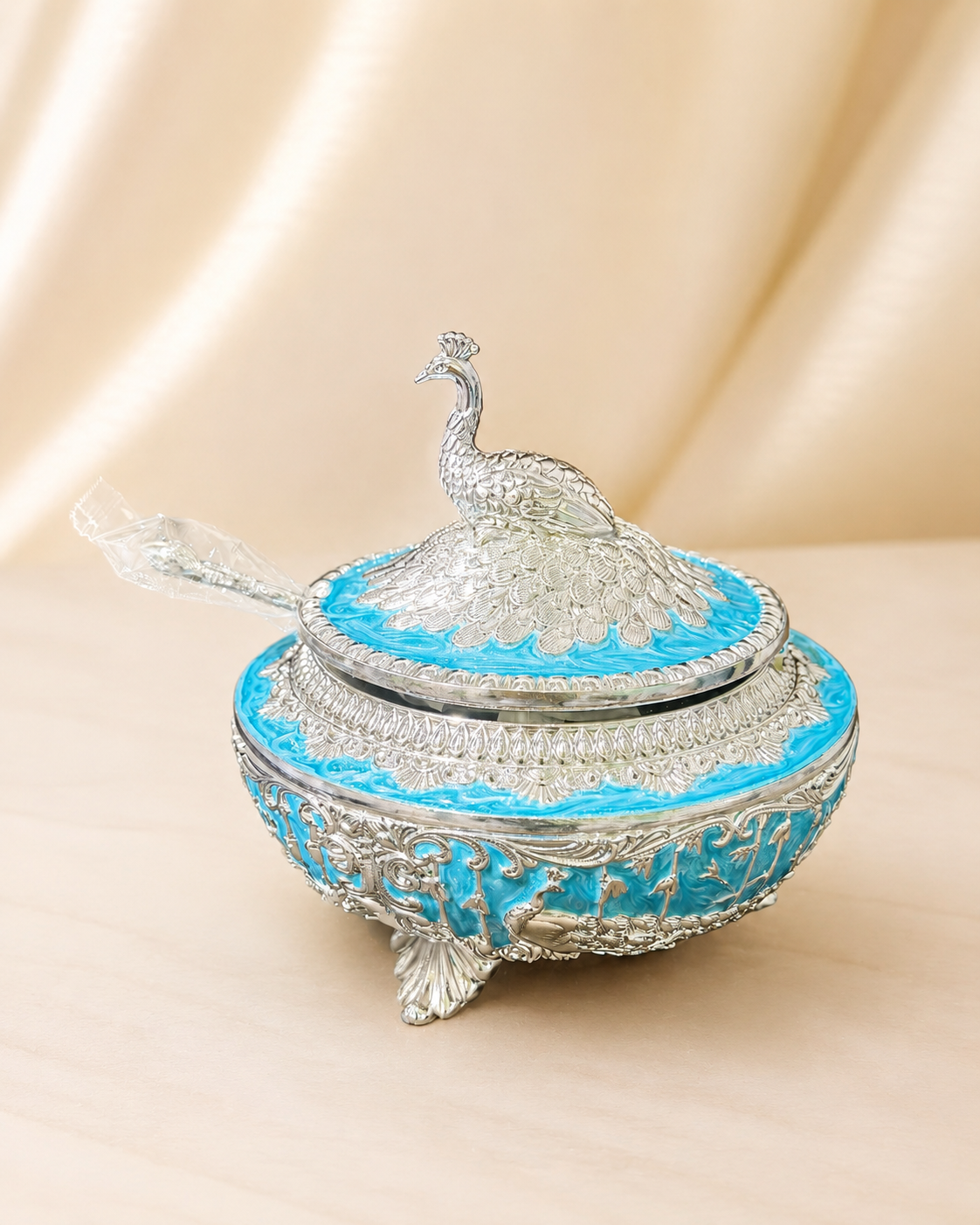 Single Peacock Candy Box