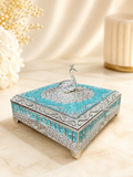 Blue Peacock Jewellery Box