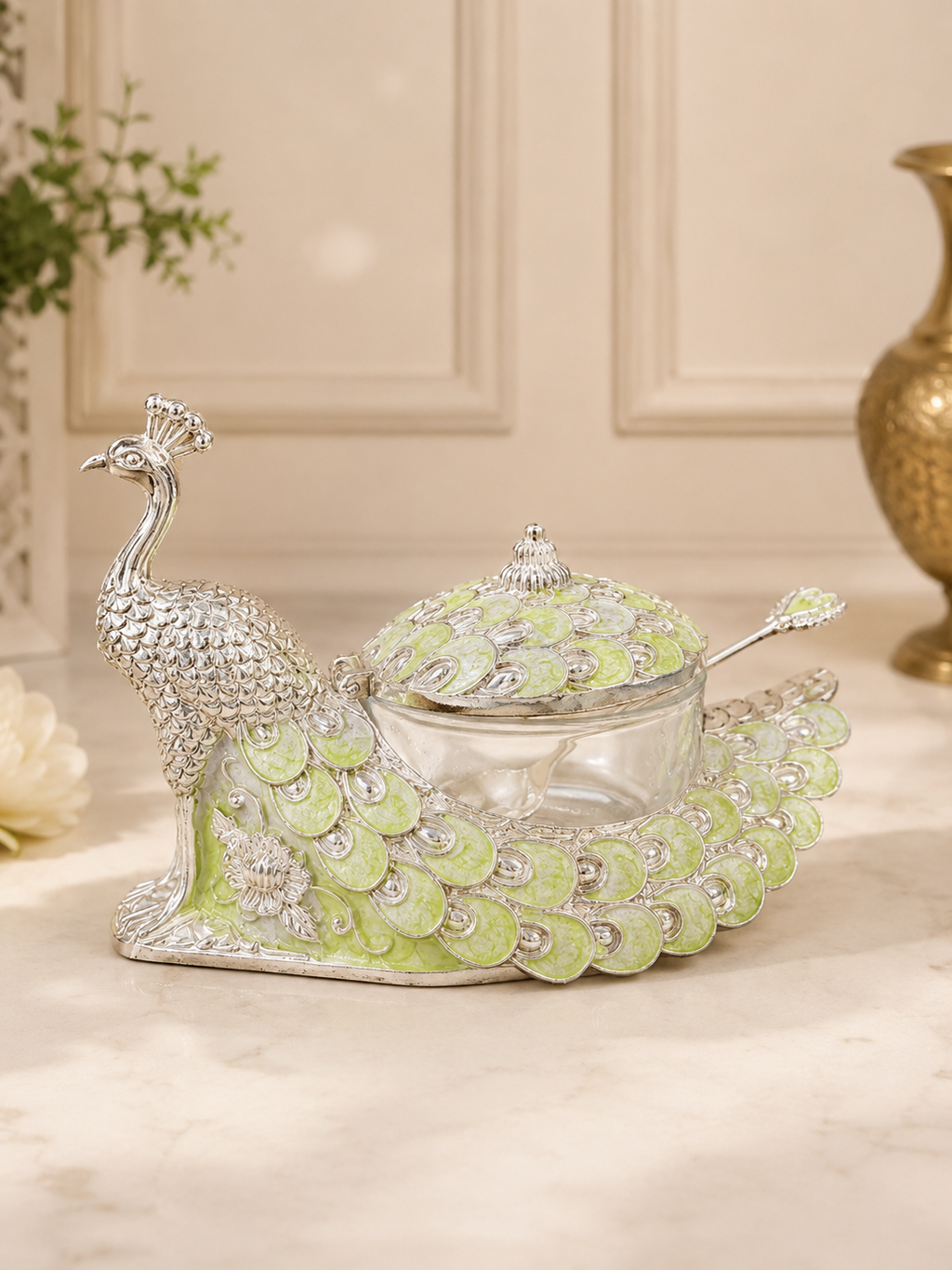 Single Peacock Candy Box