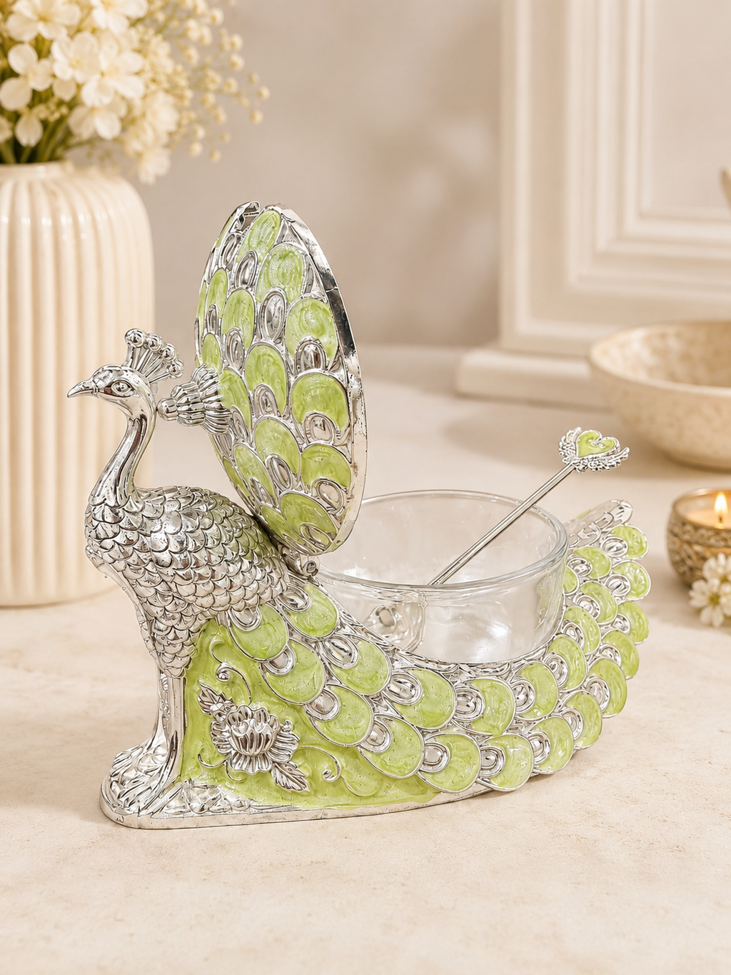 Single Peacock Candy Box