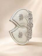 Jewellery Box Heart Shaped - White